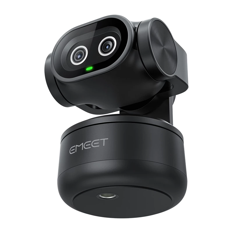 EMEET Pixy Webcam E3138 - Full HD 1080p 60fps, Autofocus, AI Noise Cancellation, Black