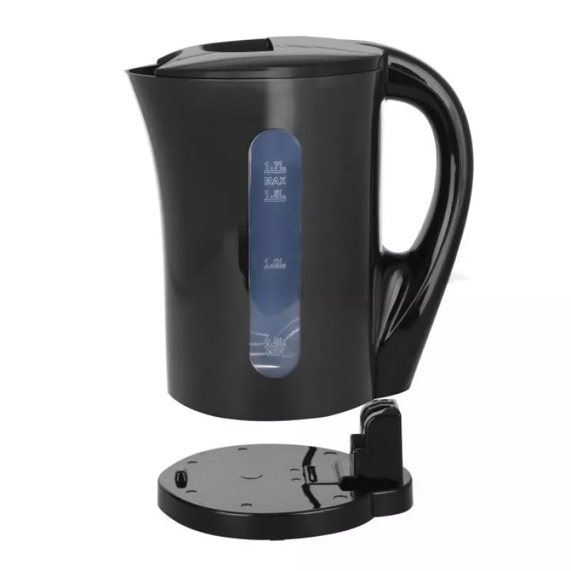 Emerio WK-123483 Electric Kettle 1.7L Black 2200W Cordless with Water Level Indicator