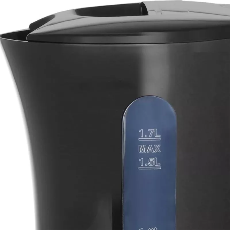 Emerio WK-123483 Electric Kettle 1.7L Black 2200W Cordless with Water Level Indicator