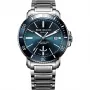EMILE CHOURIET Men's Automatic Dive Watch 42mm Stainless Steel Black Dial 081169G6AW986