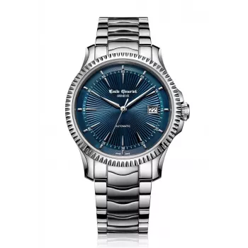 EMILE CHOURIET Men's Automatic Watch 40mm Stainless Steel Black Dial