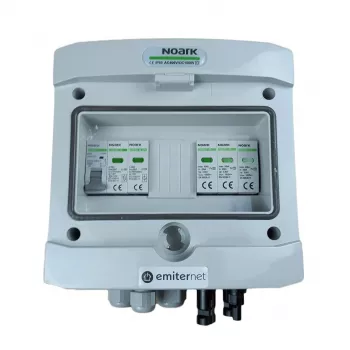 EMITER DCAC Hermetic IP65 PV Combiner Box with Noark Type 2 SPD, 1 String, 1 MPPT, 16A 1-Phase