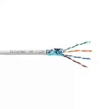 EMITER Emitter Net FTP (F/UTP) Cat.5e 350MHz Cable, 4x2x24 AWG Wire, PVC