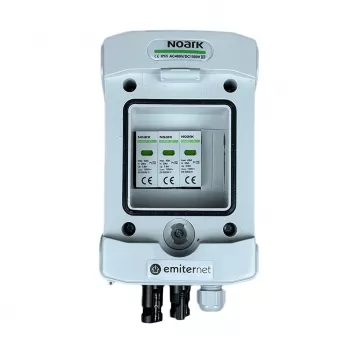 EMITER Switchgear Attached DC Hermetic IP65 EMITTER with Noark 1000V Type 2 DC Surge Arrester, 1x PV String, 1x MPPT