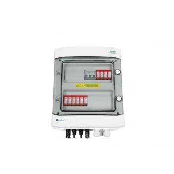 EMITER Switchgear Attached DCAC Hermetic IP65 EMITTER with DC Surge Arrester Dehn 1000V Type 2, 2 x PV String, 2 x MPPT // og. AC Dehn Type 2, 20A 3-Phase