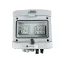 EMITER Switchgear Attached DCAC Hermetic IP65 EMITTER with Noark 1000V Type 1+2 DC Surge Arrester, 1 x PV String, 1 x MPPT // and AC Noark Type 1+2, 10A 1-Phase