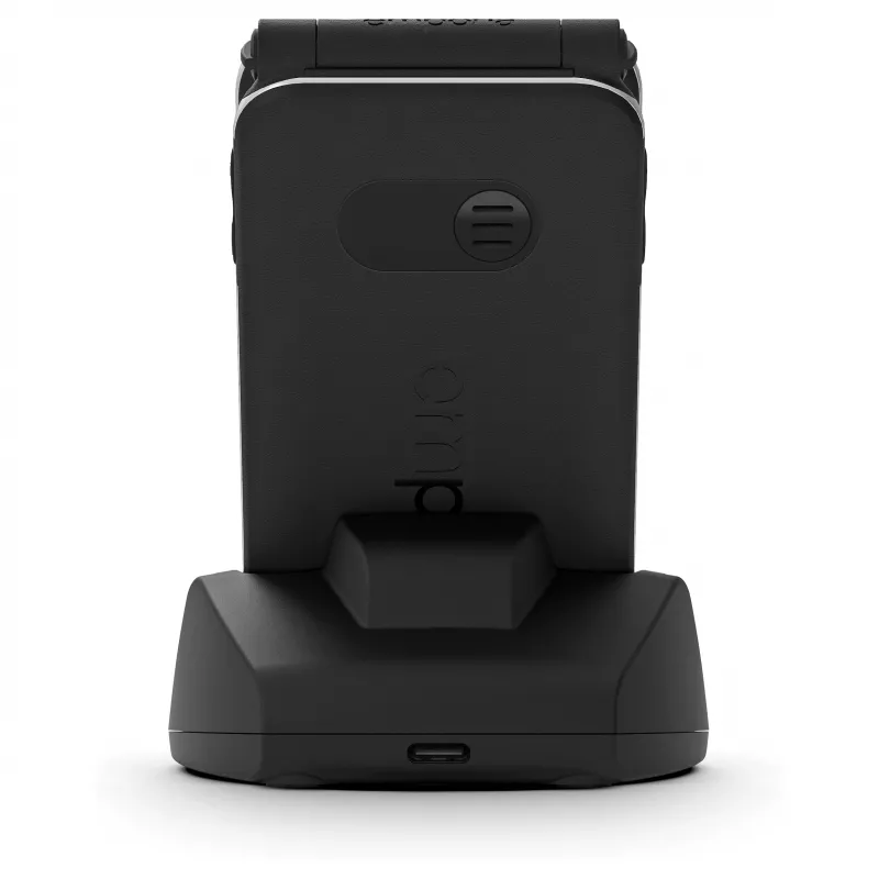 Emporia emporiaJOY V228 LTE Flip Phone, 4G, Large Illuminated Buttons, 2.8 inch Display, Black