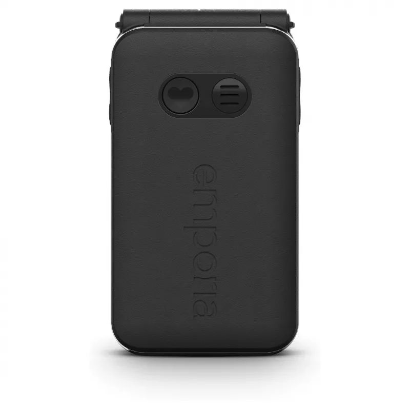 Emporia emporiaJOY V228 LTE Flip Phone, 4G, Large Illuminated Buttons, 2.8 inch Display, Black