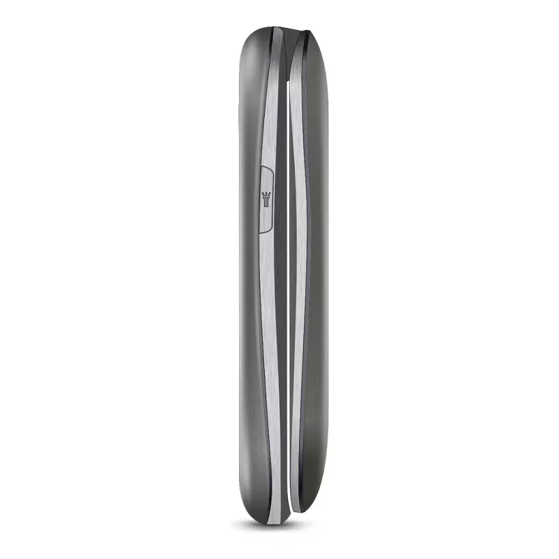 Emporia ONE V200i Flip Phone, 2.31-inch Display, Dual SIM, SOS Button, Space Grey/Silver