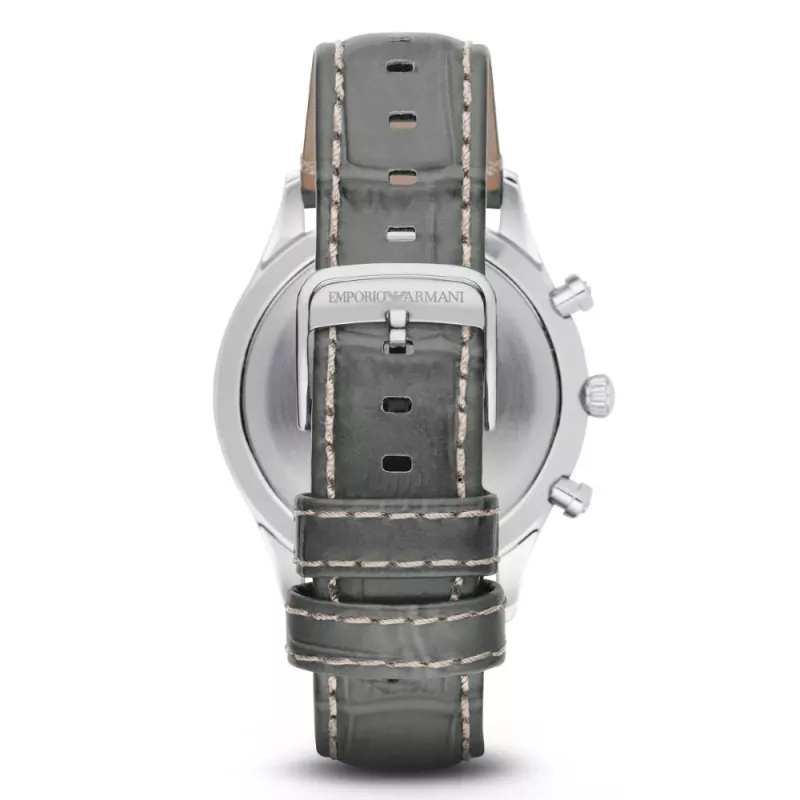 Emporio Armani AR1861 Men's Stainless Steel Chronograph Watch 43mm