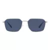EMPORIO ARMANI EA2140-304580 Sunglasses Men's Matte Black Grey Rectangular