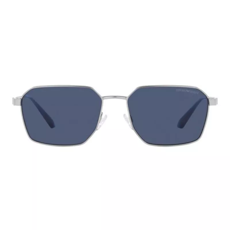 EMPORIO ARMANI EA2140-304580 Sunglasses Men's Matte Black Grey Rectangular