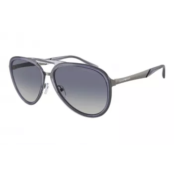 EMPORIO ARMANI EA2145-33584L Men's Polarized Sunglasses - Matte Black
