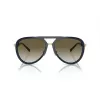 EMPORIO ARMANI EA2145-33598E Men's Square Sunglasses Matte Black Dark Grey 59mm