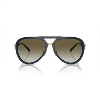 EMPORIO ARMANI EA2145-33598E Men's Square Sunglasses Matte Black Dark Grey 59mm