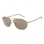 EMPORIO ARMANI EA2147-30025A Sunglasses Matte Black Grey Rectangle Men's