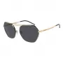 EMPORIO ARMANI EA2148-301387 Men's Sunglasses, Matte Black Frame, Dark Grey Lens, 56mm