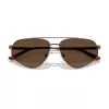 EMPORIO ARMANI EA2156-300673 Men's Sunglasses, Matte Black, Dark Grey Lenses, 59 mm