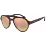 EMPORIO ARMANI EA4128F57494Z Men's Rectangular Sunglasses Matte Black Frame Grey Lens 54/21/140 mm