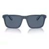 EMPORIO ARMANI EA4219-576380 Men's Rectangular Sunglasses - Matte Black Frame, Grey Lenses, 57mm