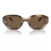 EMPORIO ARMANI EA4230U614973 Rectangular Sunglasses Matte Black Dark Grey 48mm