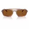 EMPORIO ARMANI EA4240U620373 Men's Sunglasses - Matte Black Frame, Dark Grey Lens, 53mm