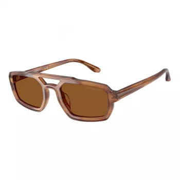 EMPORIO ARMANI EA4240U620373 Men's Sunglasses - Matte Black Frame, Dark Grey Lens, 53mm