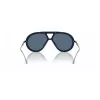 EMPORIO ARMANI EA4242U621380 Men's Sunglasses - Matte Black Frame, Grey Gradient Lens, 56mm