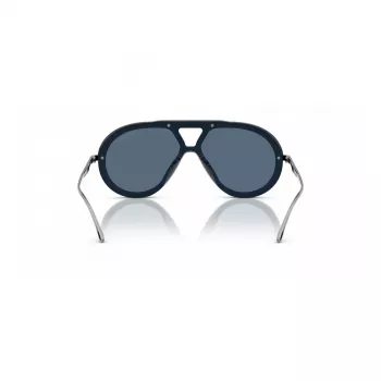 EMPORIO ARMANI EA4242U621380 Men's Sunglasses - Matte Black Frame, Grey Gradient Lens, 56mm
