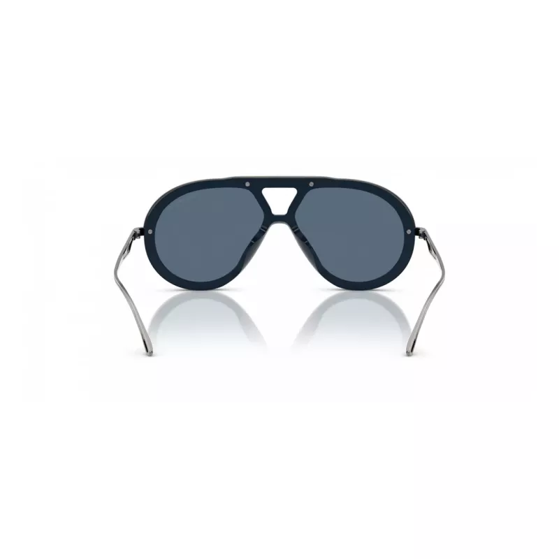 EMPORIO ARMANI EA4242U621380 Men's Sunglasses - Matte Black Frame, Grey Gradient Lens, 56mm