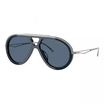 EMPORIO ARMANI EA4242U621380 Men's Sunglasses - Matte Black Frame, Grey Gradient Lens, 56mm