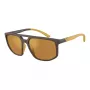 EMPORIO ARMANI EA4248U62586H Men's Sunglasses Matte Black Grey Mirror Silver 58mm