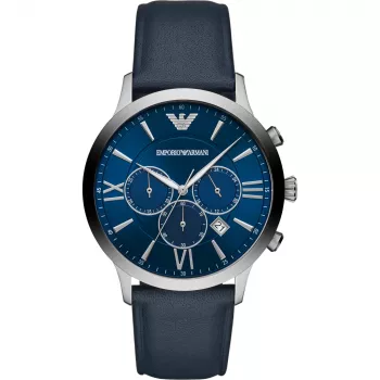Emporio Armani Men's Luigi Chronograph Stainless Steel Mesh Watch AR11226