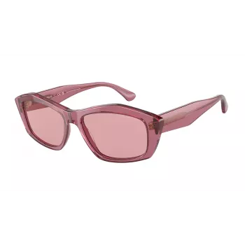 EMPORIO ARMANI Women's Cat Eye Sunglasses EA4187-554484 Transparent Grey Grey Gradient 55/16/140 mm
