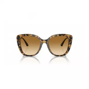 EMPORIO ARMANI Women's Cat Eye Sunglasses EA4214U60593B Transparent Brown Frame Brown Gradient Lens 54/18/140 mm