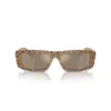 EMPORIO ARMANI Women's Sunglasses EA4229U61195A Cat Eye Transparent Grey Frame Grey Gradient Lens 55mm