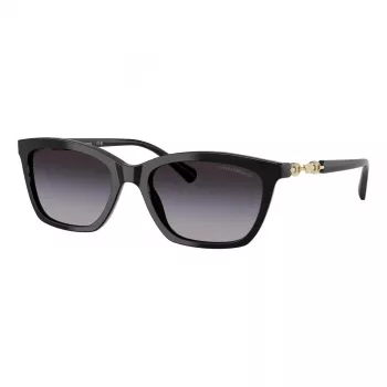 EMPORIO ARMANI Women's Sunglasses EA4238F50178G - Black Acetate Frame Grey Gradient Lens 54mm