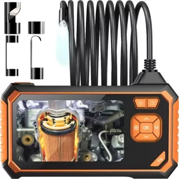 Endoscopic Camera with Display Bigstren 4.3 inch IPS LCD 1080P 8mm Probe 5m Cable IP67 2600mAh