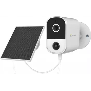 ENGO CONTROLS ECAM-Solar IP Camera with Battery and Solar Panel