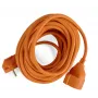 ENTAC ESECG1.5-10-O Extension Cable, 3m, Orange, IP20, Schuko CEE 7/7 to CEE 7/3, 16A, 250V