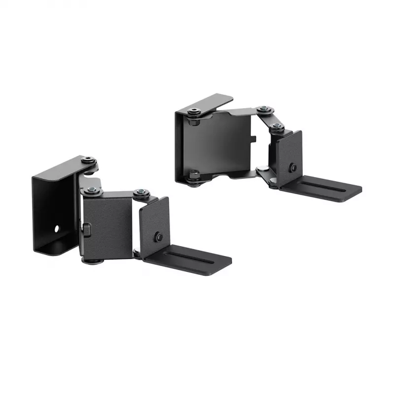 EOF Maclean MC-177 Soundbar Wall Mount Bracket, Steel, Black, Tilt +8° to -8°, Max 10 kg