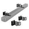 EOF Maclean MC-177 Soundbar Wall Mount Bracket, Steel, Black, Tilt +8° to -8°, Max 10 kg