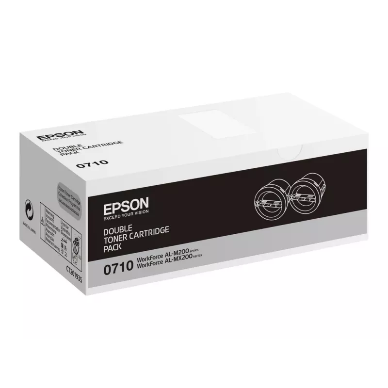 Epson 0710 - 2-Pack - High Capacity - Black