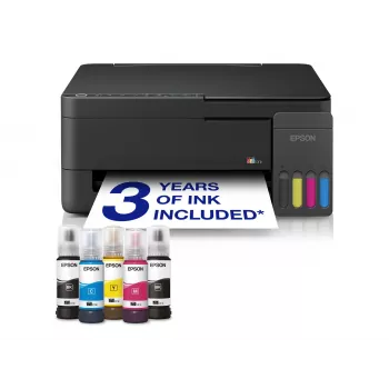 Epson EcoTank L3350 Inkjet Colour Multifunction Printer A4 Wi-Fi Black