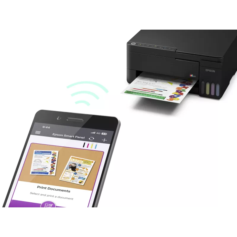Epson EcoTank L3352 A4 Wi-Fi Colour Multifunction Inkjet Printer with Refillable Ink Tanks