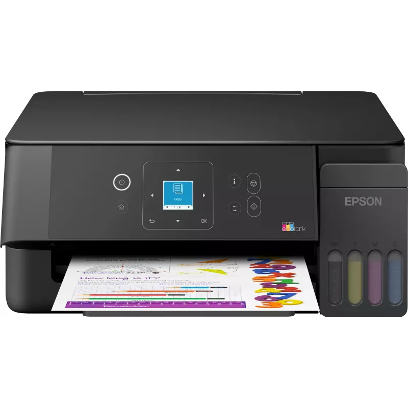 Epson EcoTank L3360 Inkjet Colour Multifunction Printer (A4, Wi-Fi, Black)