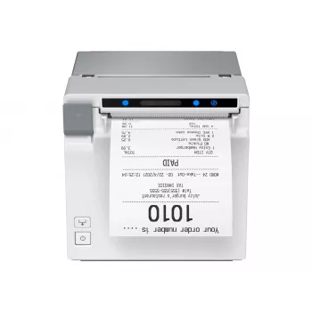 Epson EU-m30 (001) Thermal Receipt Printer - USB + Serial, White, No PSU, No Cable
