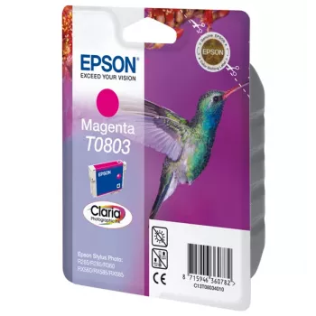 Epson T0803 Original Magenta Ink Cartridge (Blister Pack)