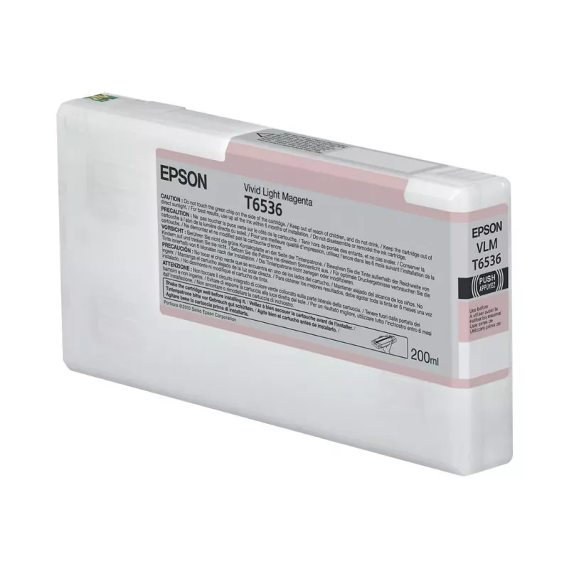 Epson T653600 UltraChrome HDR Light Magenta Ink Cartridge 200ml
