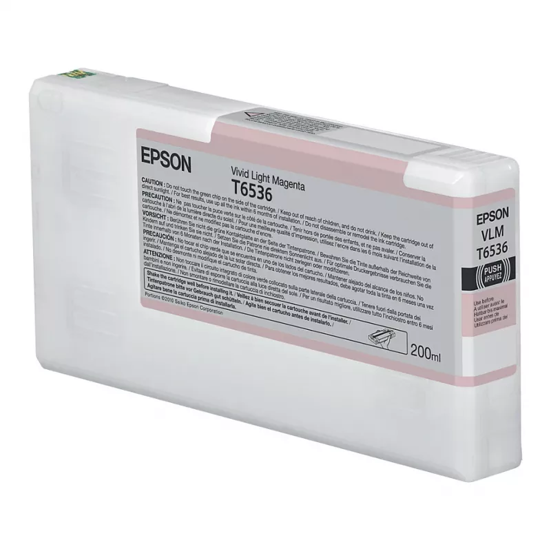 Epson T653600 UltraChrome HDR Light Magenta Ink Cartridge 200ml